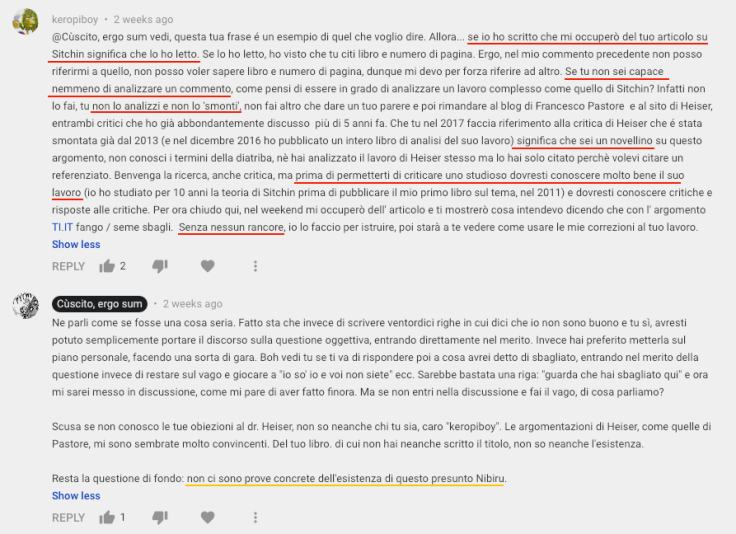 Risposta a Demontis 2