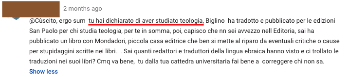 sil undici - teologia